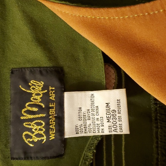 Bob Mackie Vintage Wearable Art Jacket Sz M - Picture 5 of 8
